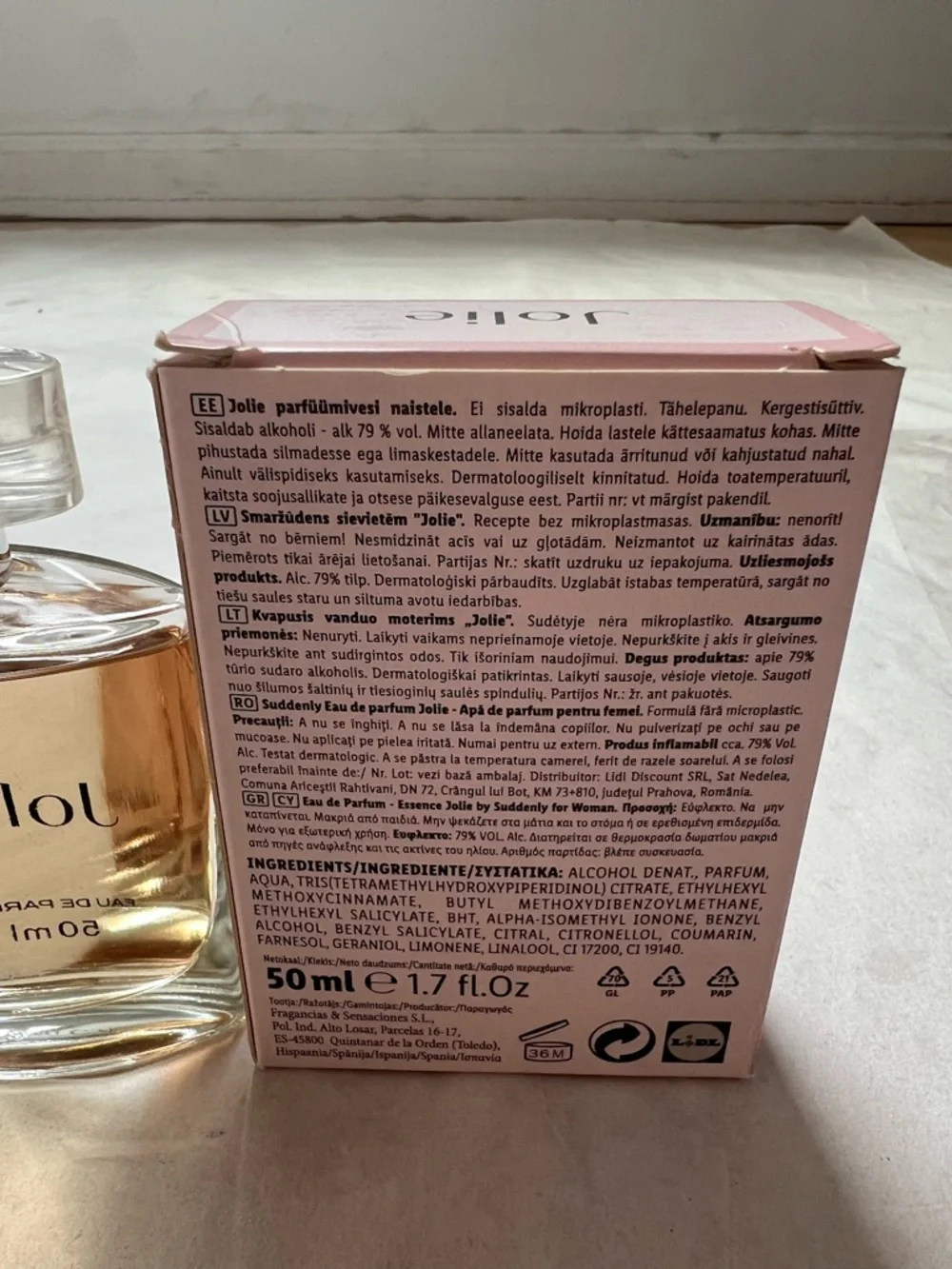 Suddenly Fragrances Jolie Women Eau De Perfume NEW 50ml | 1.7 fl oz - NEW